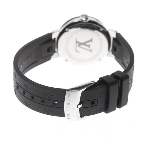 LOUIS VUITTON Tambour Moon Divine PM Lila QA160 Quartz Ladies Watch - Picture 4 of 7